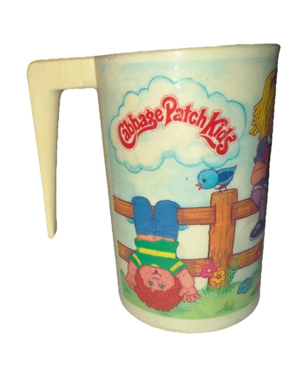 Vintage Cabbage Patch Kids Plastic Mug with Handle